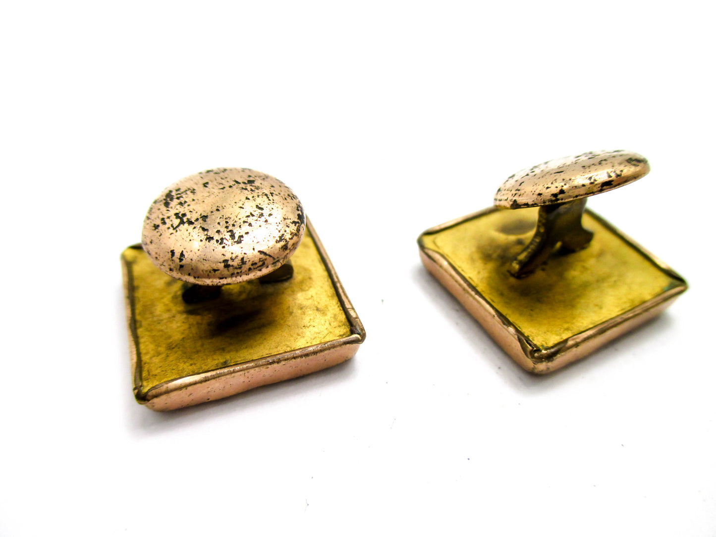 Victorian Cuff Buttons - Loose Sold As Scrap