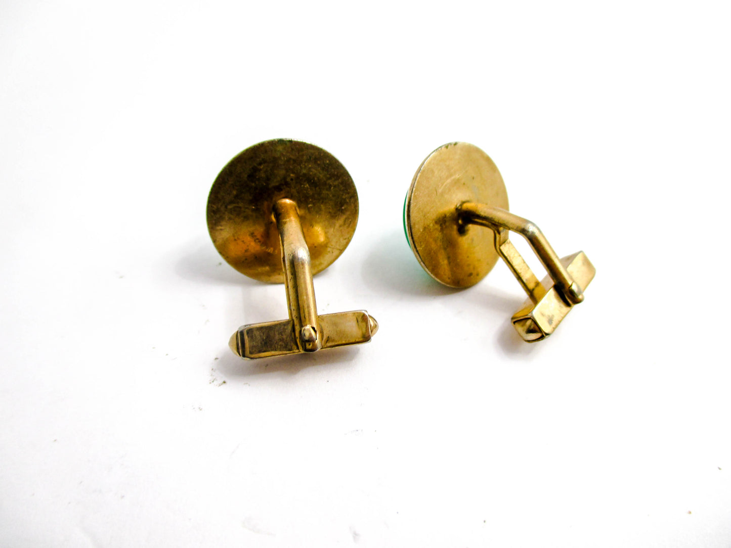 Very Vintage Green Cufflinks