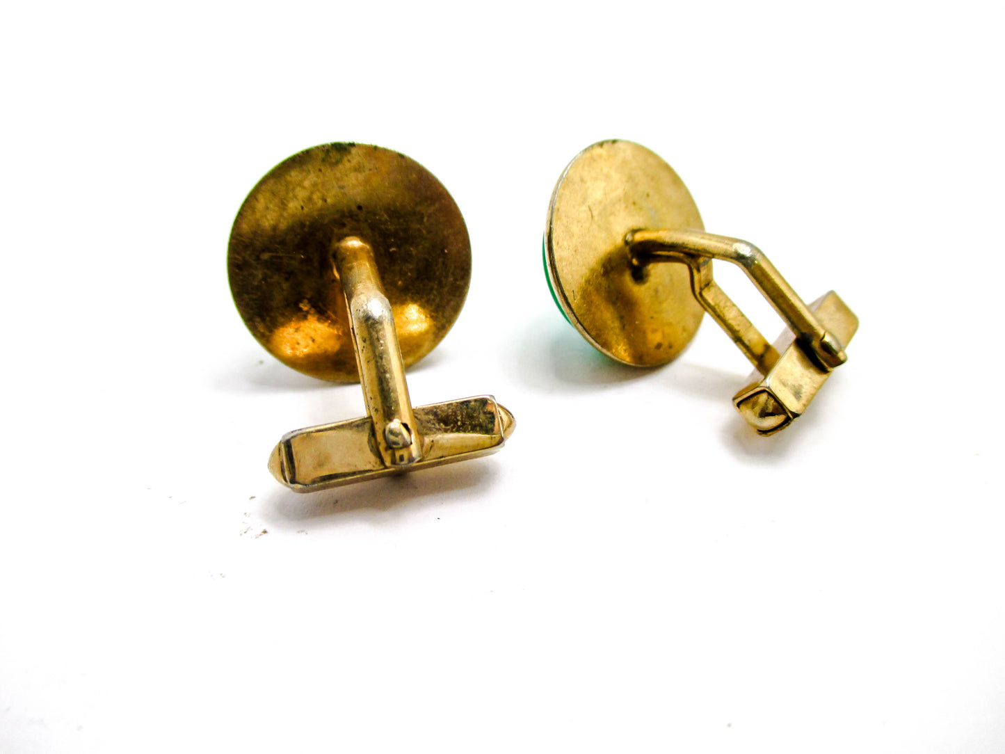 Very Vintage Green Cufflinks