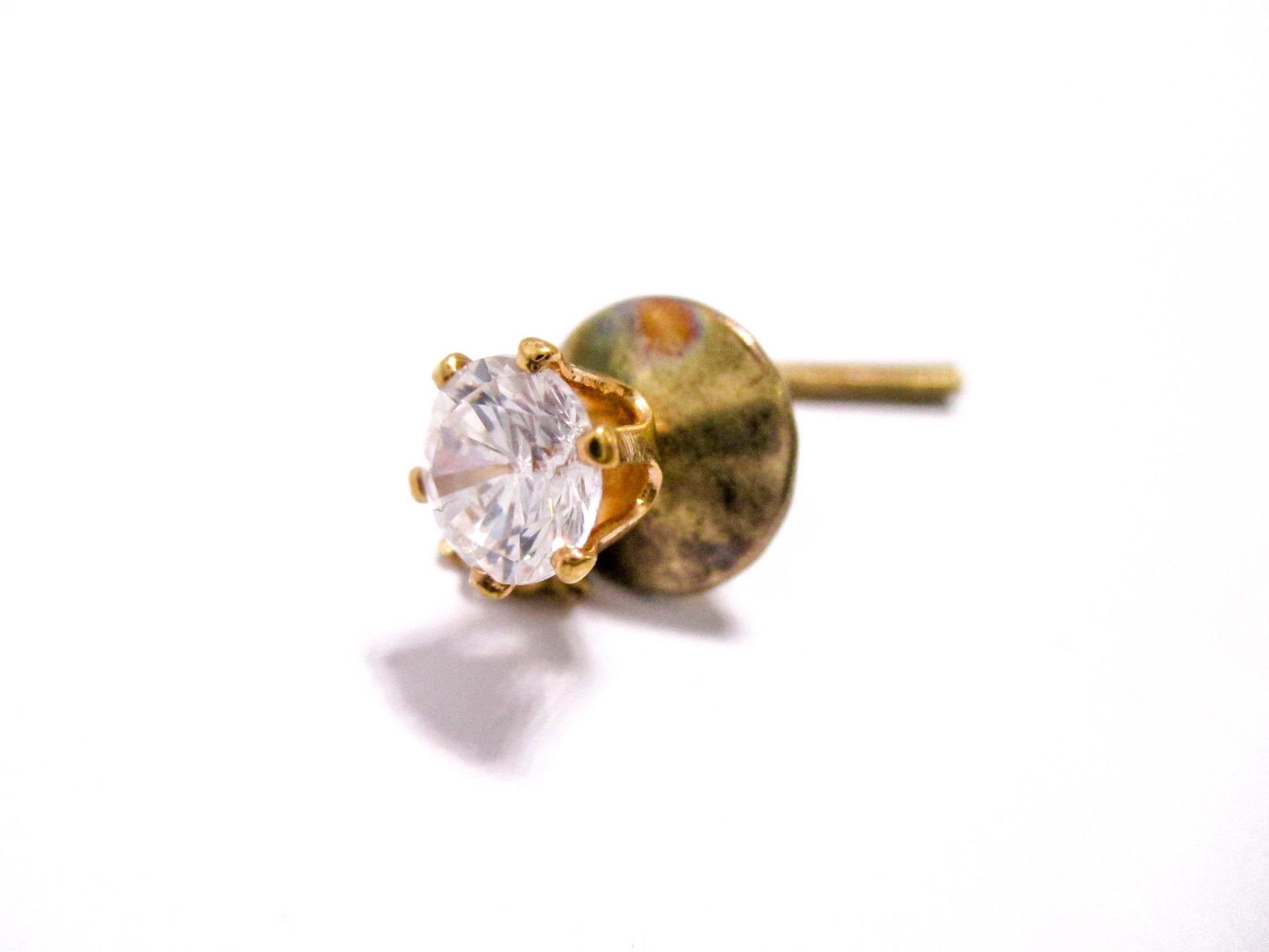 Glass Rhinestone Lapel or Tie Pin