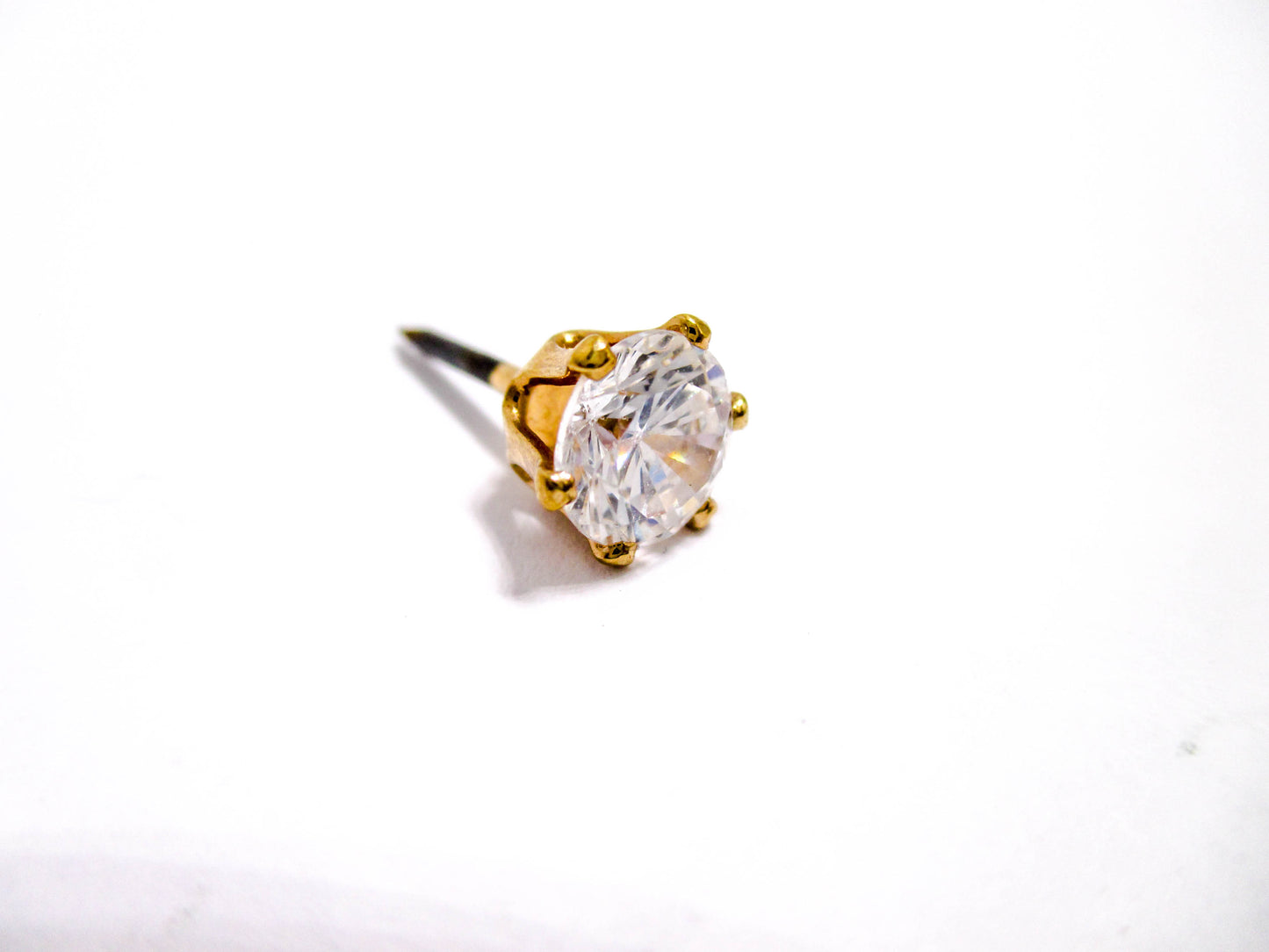 When Diamonds Are Not An Option - Glass Rhinestone Lapel or Tie Pin