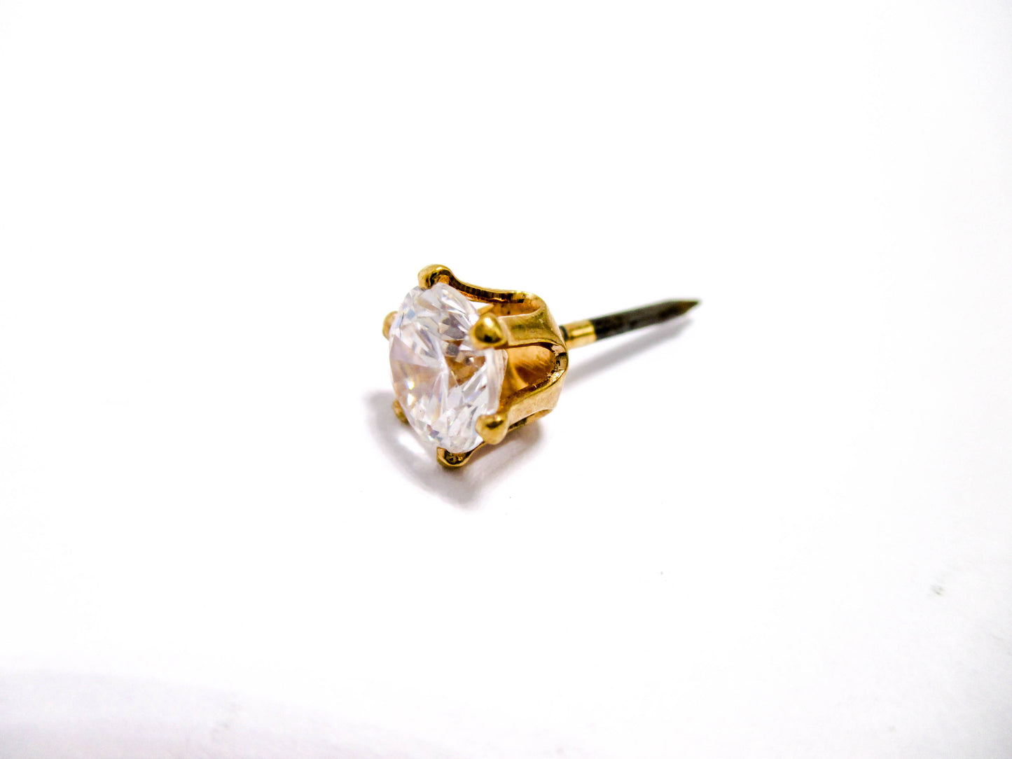 When Diamonds Are Not An Option - Glass Rhinestone Lapel or Tie Pin