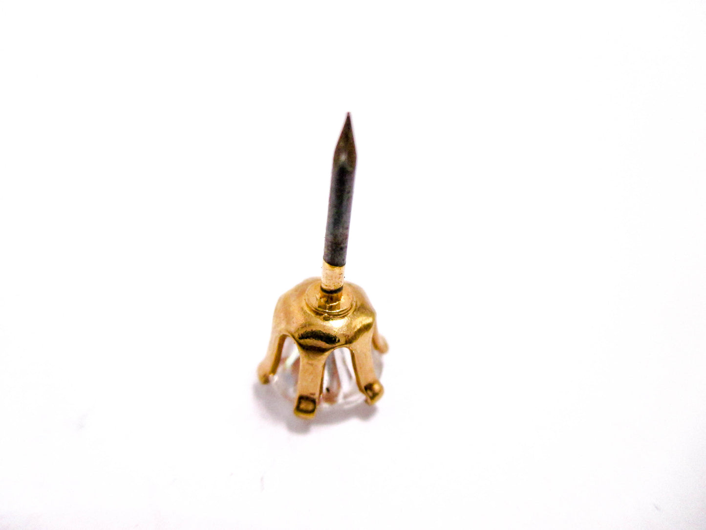 When Diamonds Are Not An Option - Glass Rhinestone Lapel or Tie Pin
