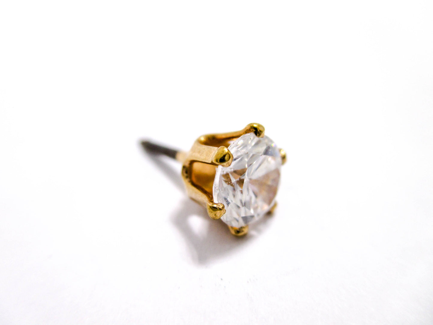 When Diamonds Are Not An Option - Glass Rhinestone Lapel or Tie Pin