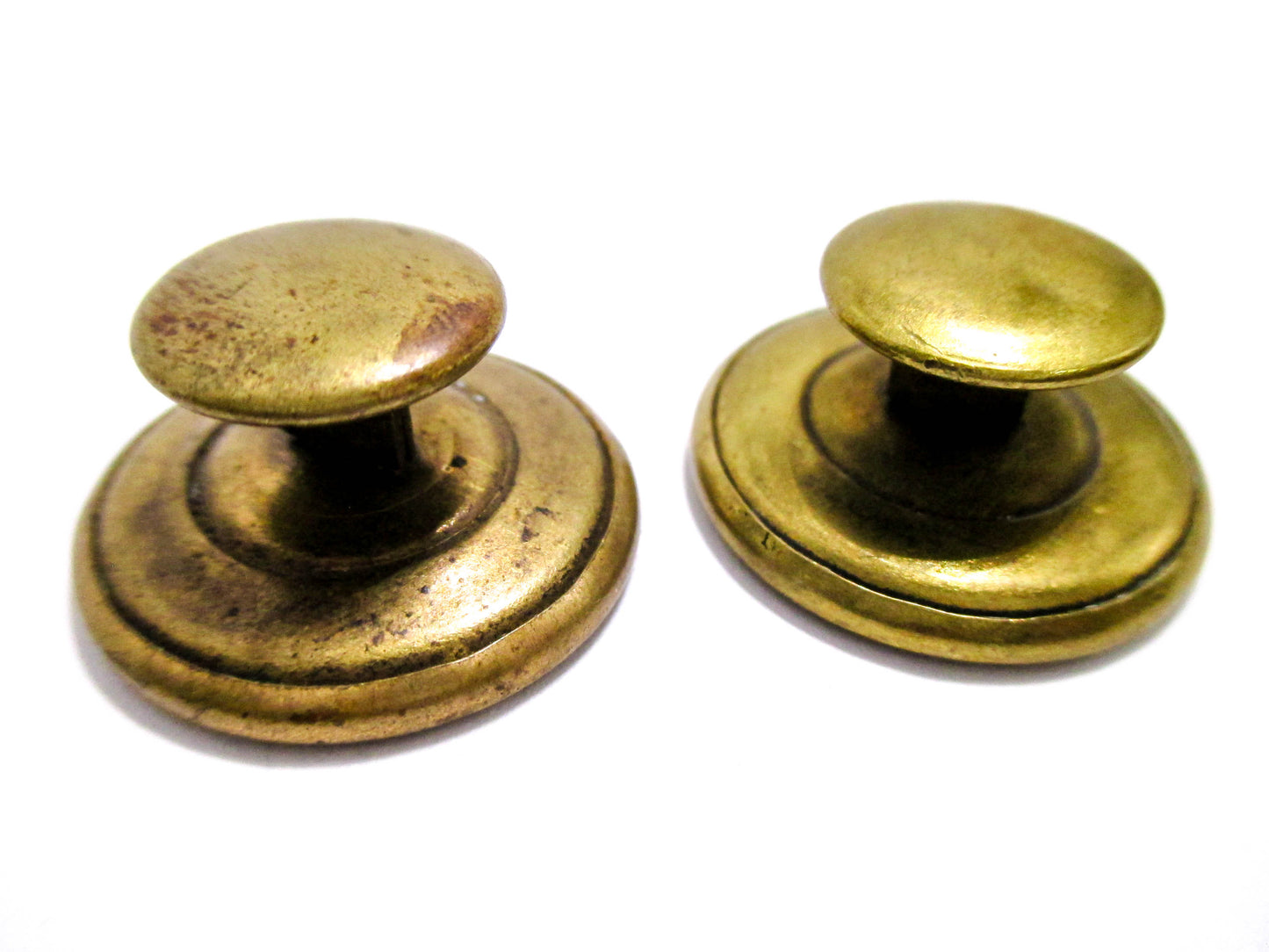 Victorian Cuff Buttons - 1880s Jewelry