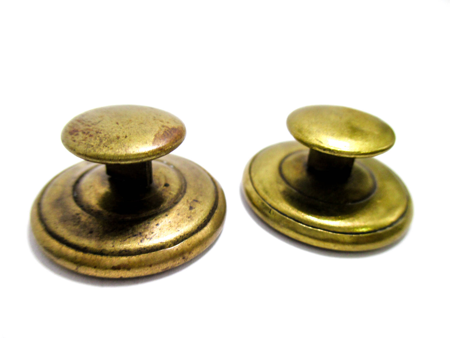 Victorian Cuff Buttons - 1880s Jewelry