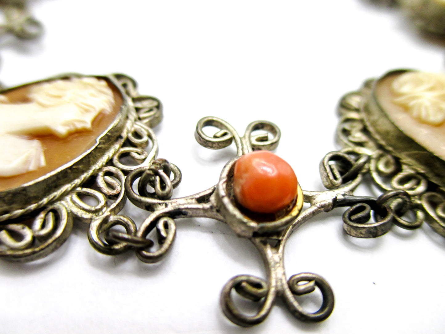 Very Vintage 5 Cameo Bracelet - Repair, Repurpose, Harvest Piece