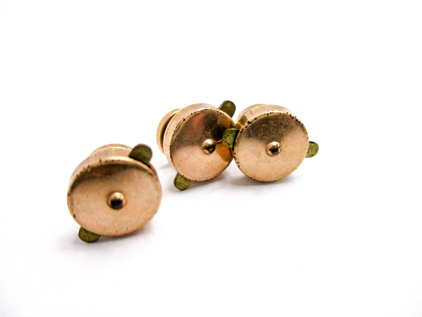 Victorian Chased Button Stud Set - Antique Men's Accessories