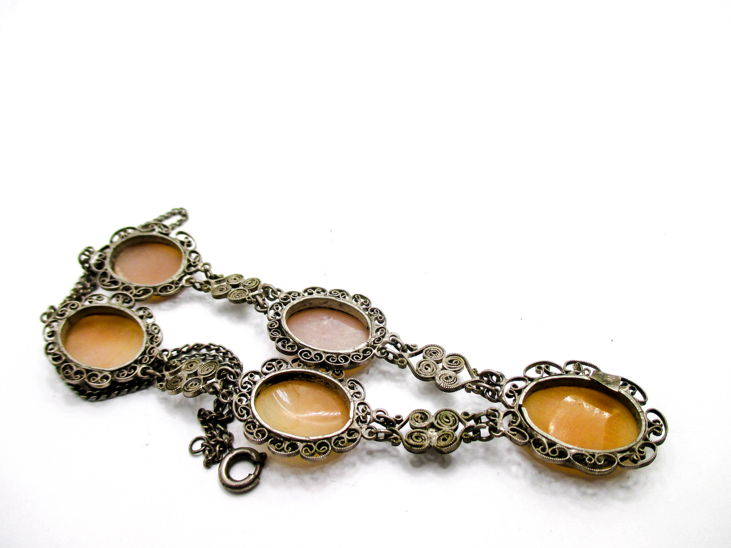 Mid 20th Century Cameo Necklace - WWII Souvenir