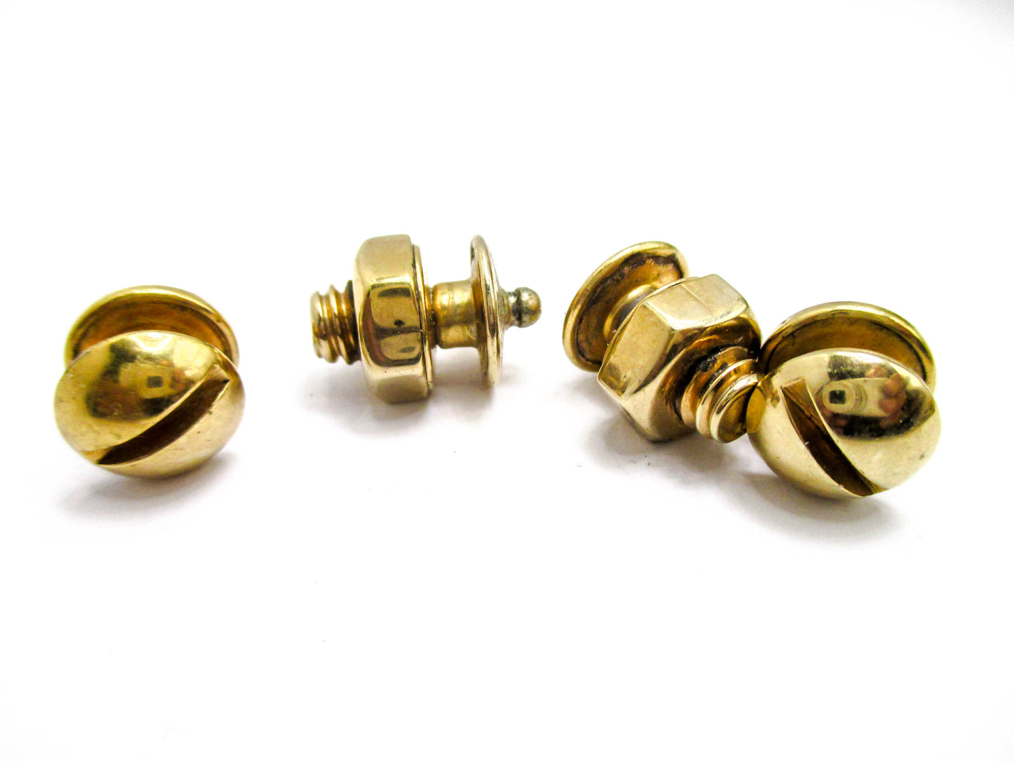Bolt and Nut Cufflinks Made by Snap-Link