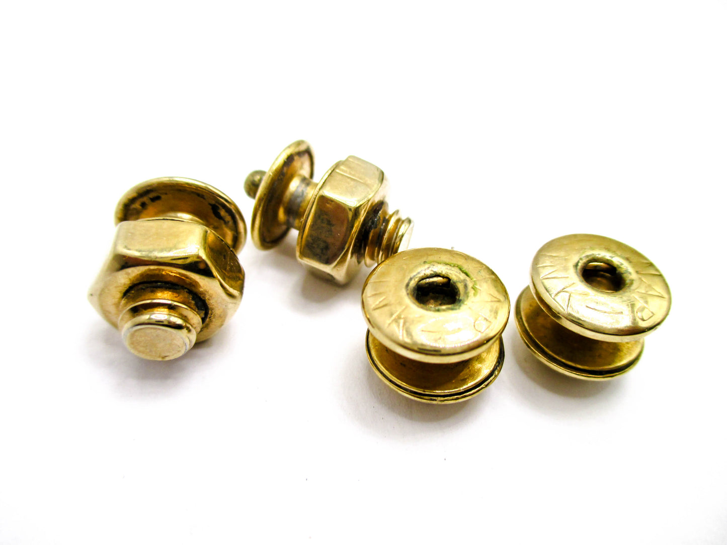 Bolt and Nut Cufflinks Made by Snap-Link