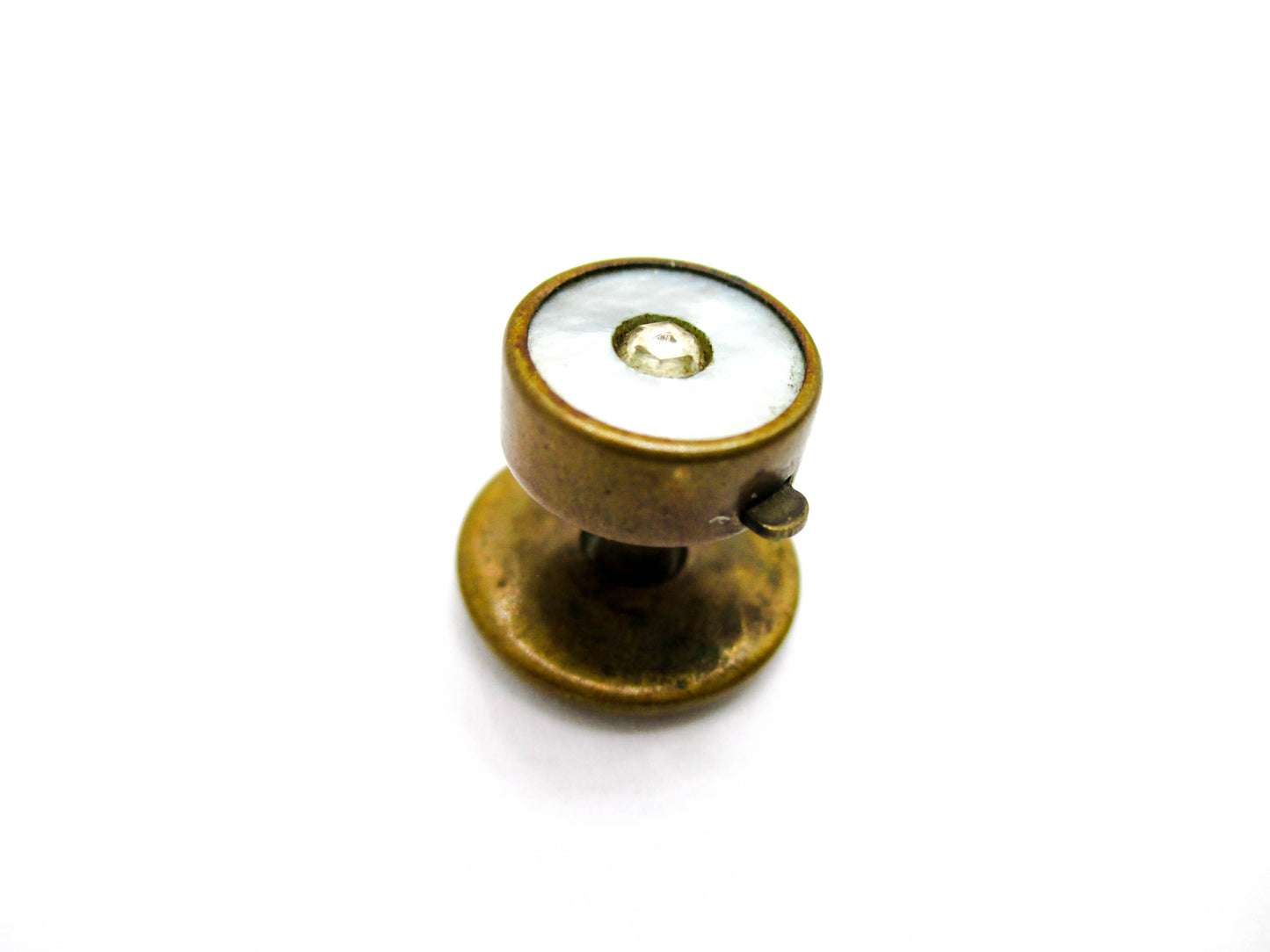 1880s Button Stud - Antique Rhinestone Accessories