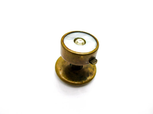 1880s Button Stud - Antique Rhinestone Accessories