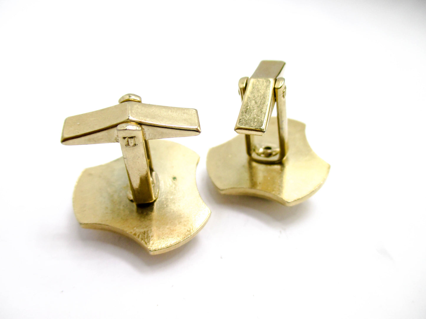 Quality Vintage Nephrite Jade Cufflinks