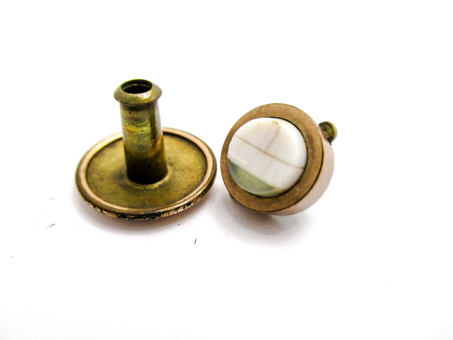 Victorian Bachelor Button - Agate Gemstone