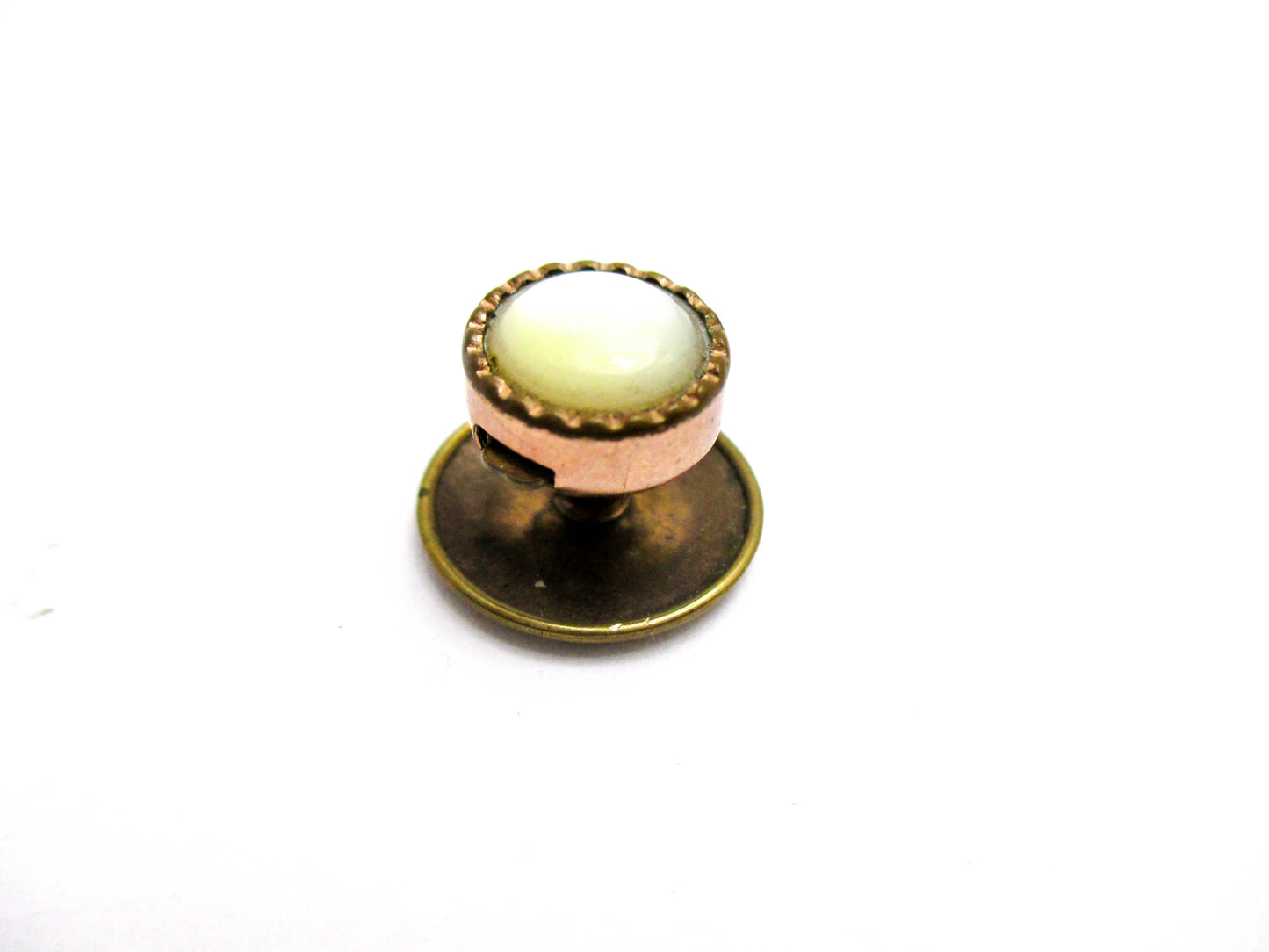 1880s Bachelor Button Stud - Mother of Pearl Center
