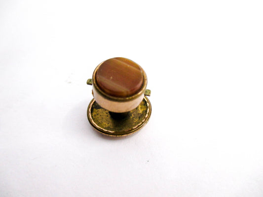 Victorian Bachelor Button - Agate Gemstone Centerpiece