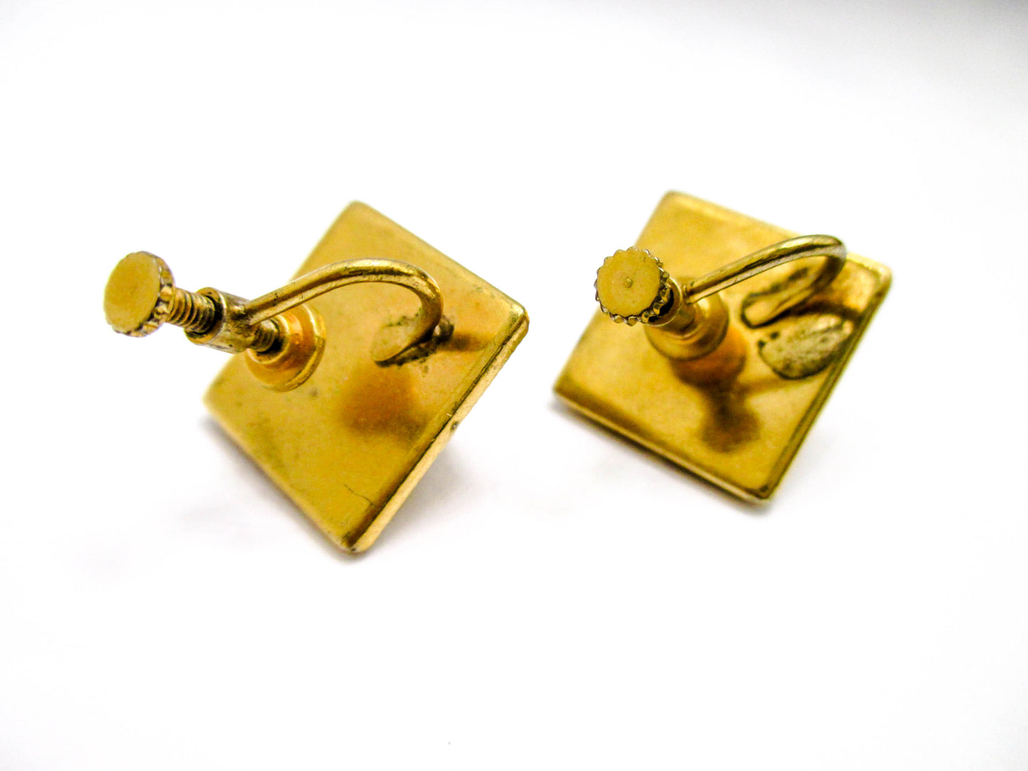 Vintage Screw-back Earrings from Toledo Spain