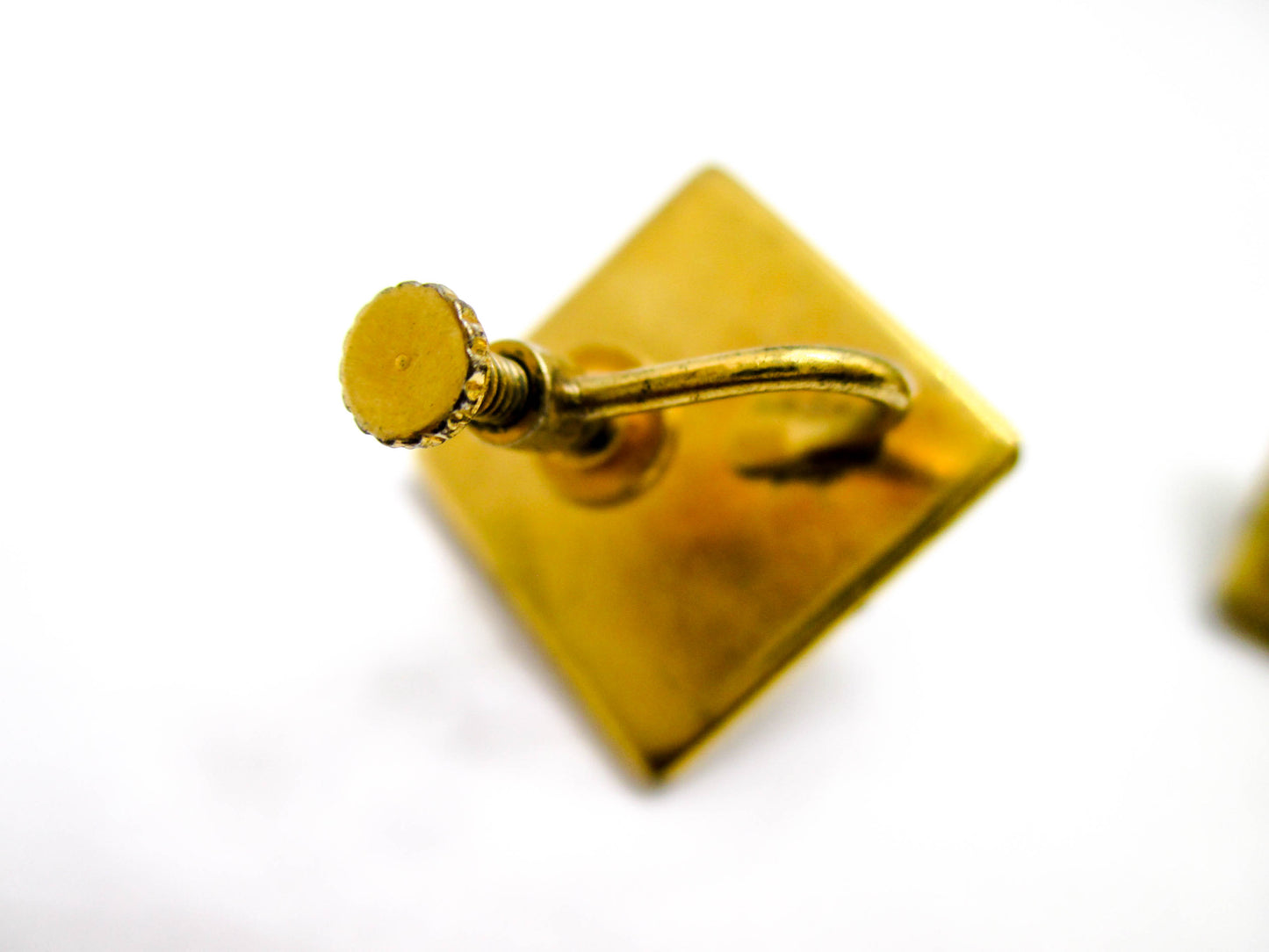 Vintage Screw-back Earrings from Toledo Spain