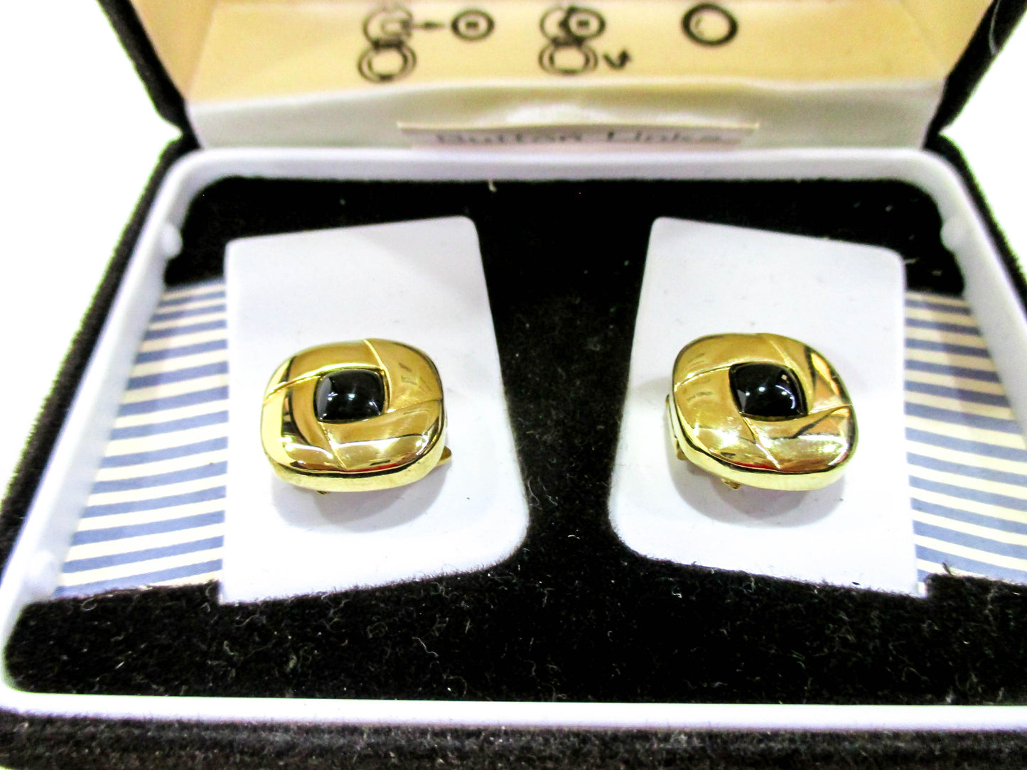 Pierre Cardin Button Covers - Faux Cufflinks