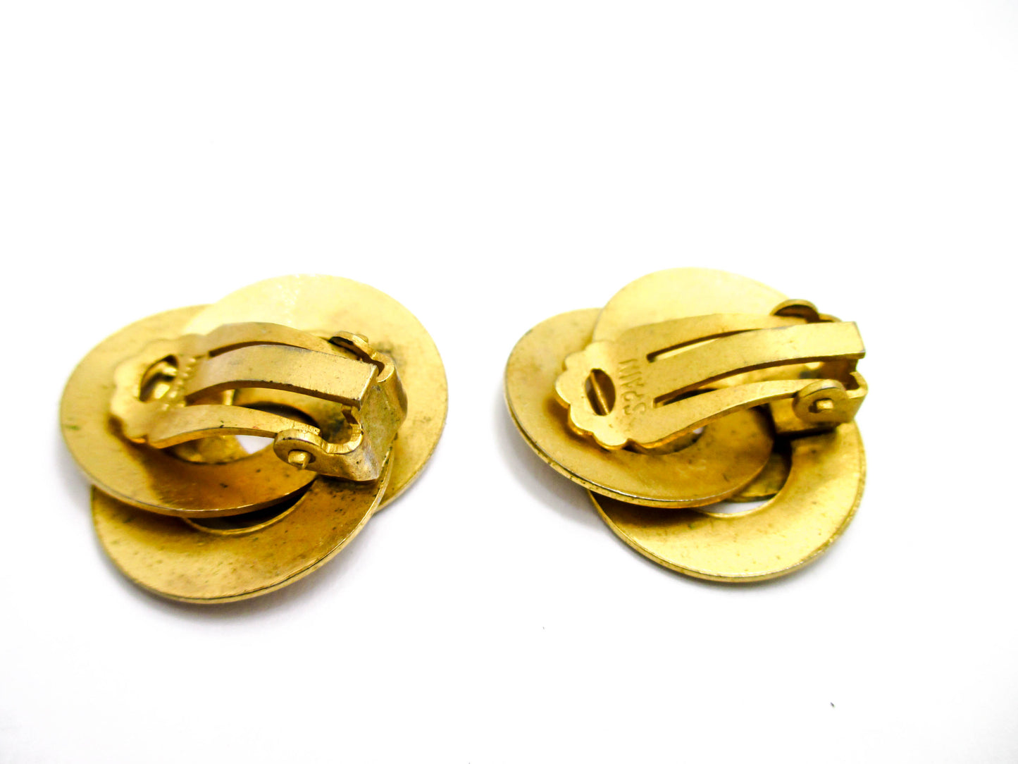 Vintage Clip On Earrings from Toledo Spain
