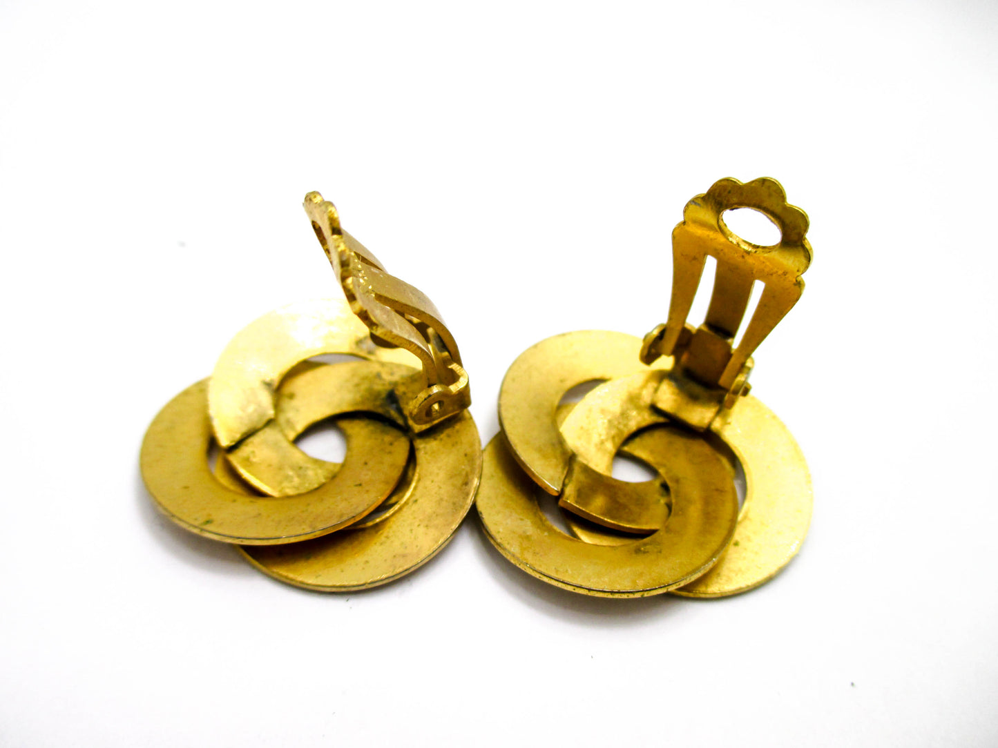 Vintage Clip On Earrings from Toledo Spain