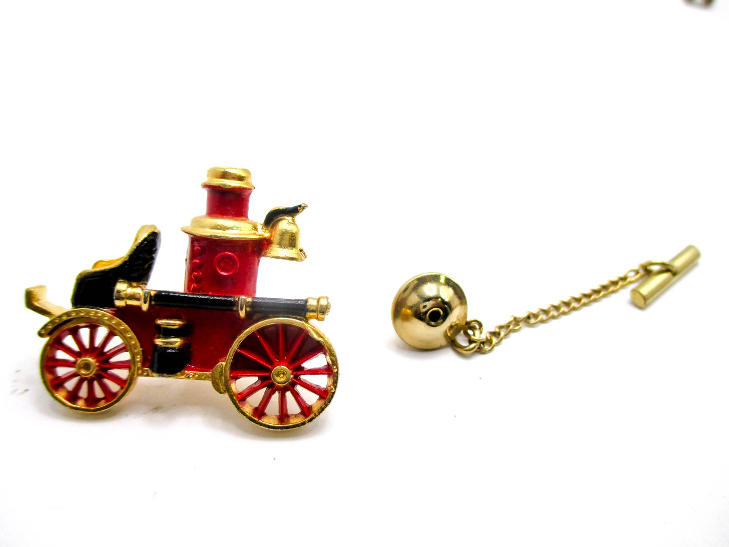 Old Time Fire Engine Tie or Lapel Pin