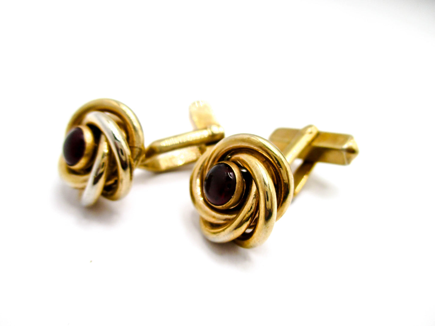 Vintage Love Knot Cufflinks by Swank