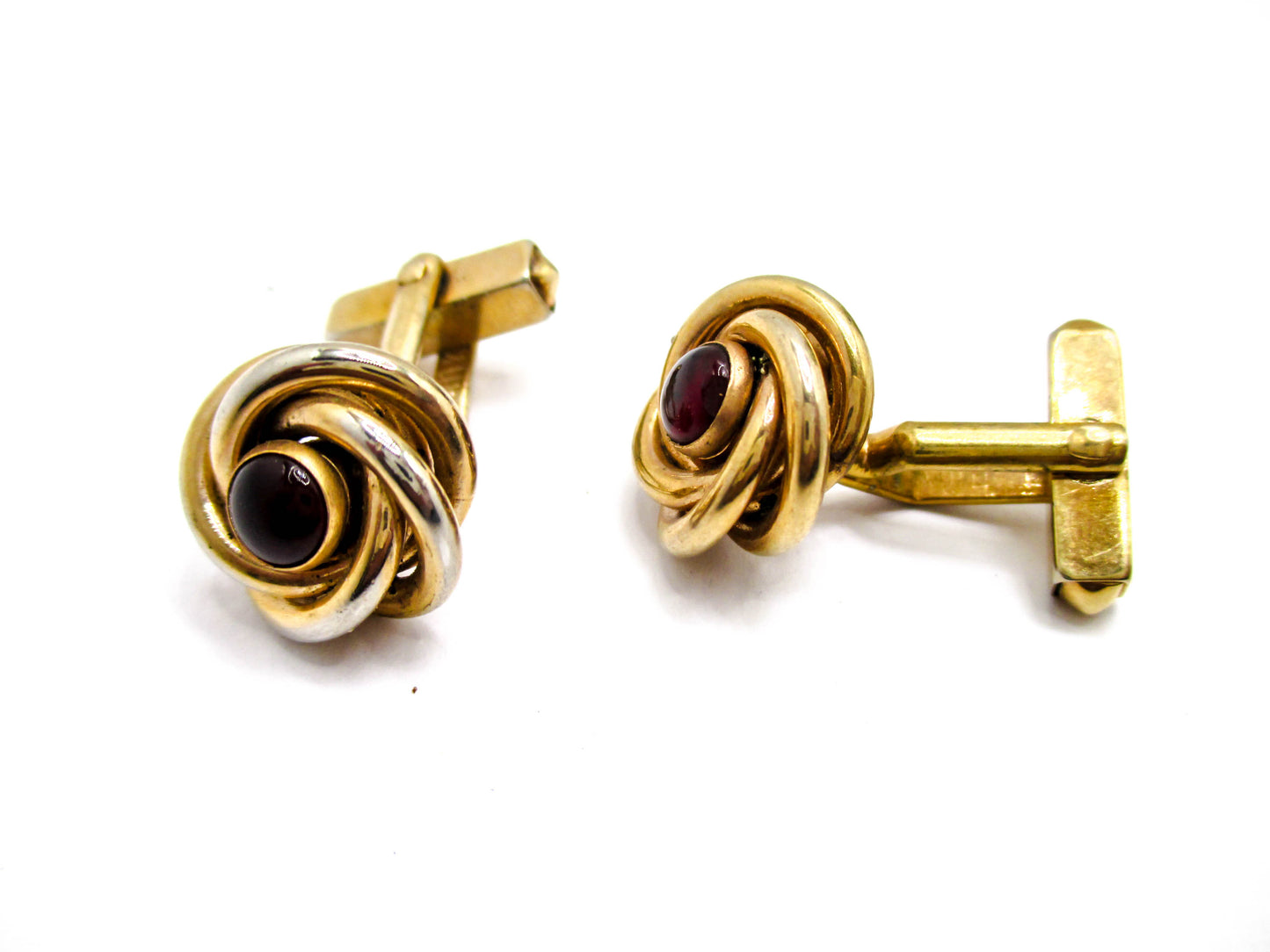 Vintage Love Knot Cufflinks by Swank