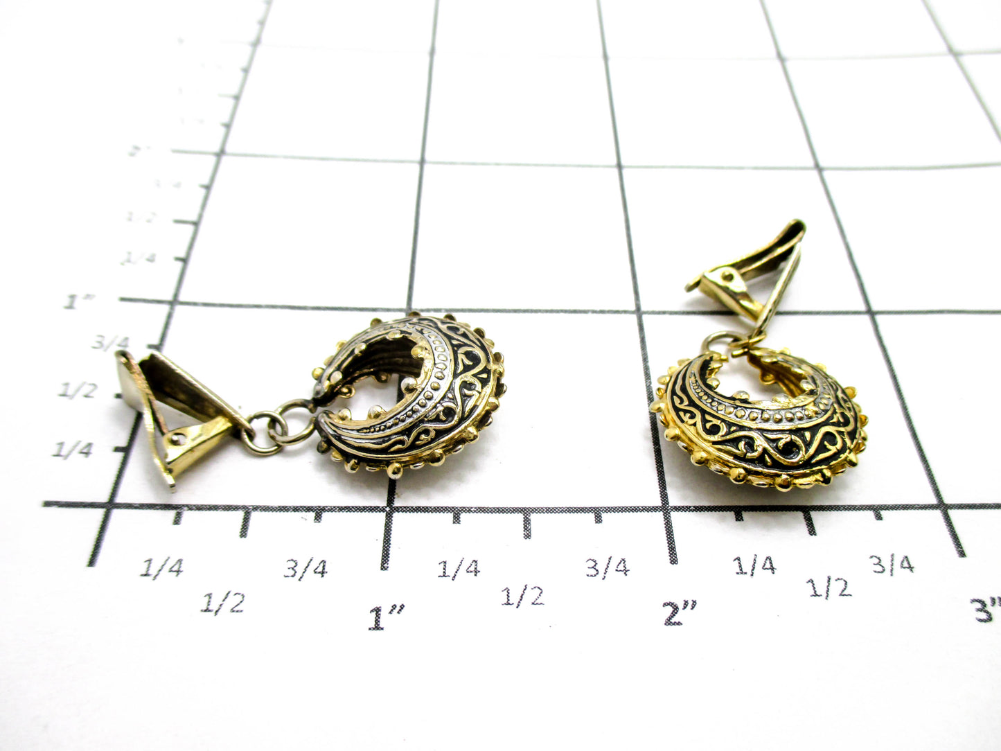 Light and Airy Clip-on Earrings from Toledo Spain