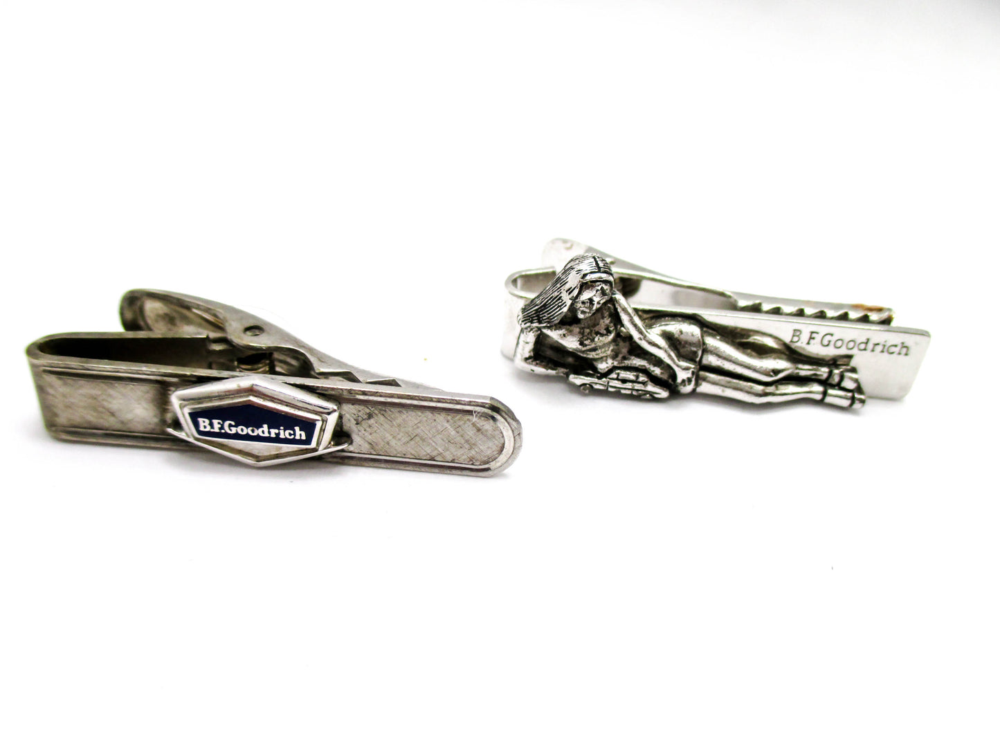 Collectible Advertising Tie Clips - BF Goodrich