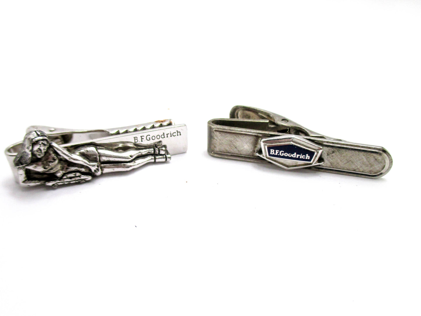 Collectible Advertising Tie Clips - BF Goodrich