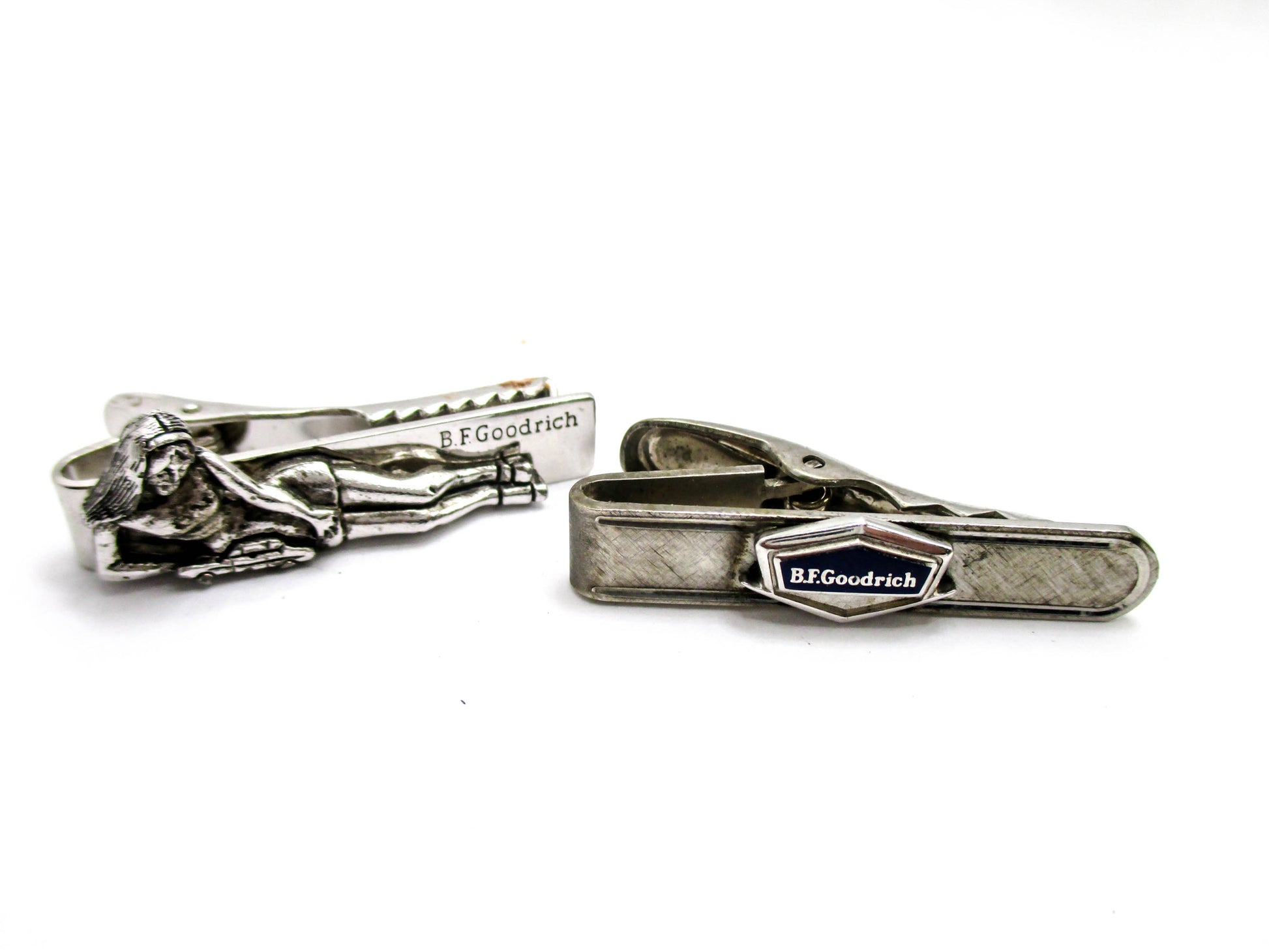 Collectible Advertising Tie Clips - BF Goodrich