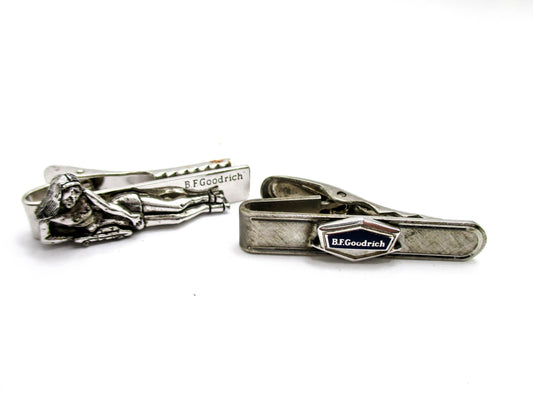 Collectible Advertising Tie Clips - BF Goodrich