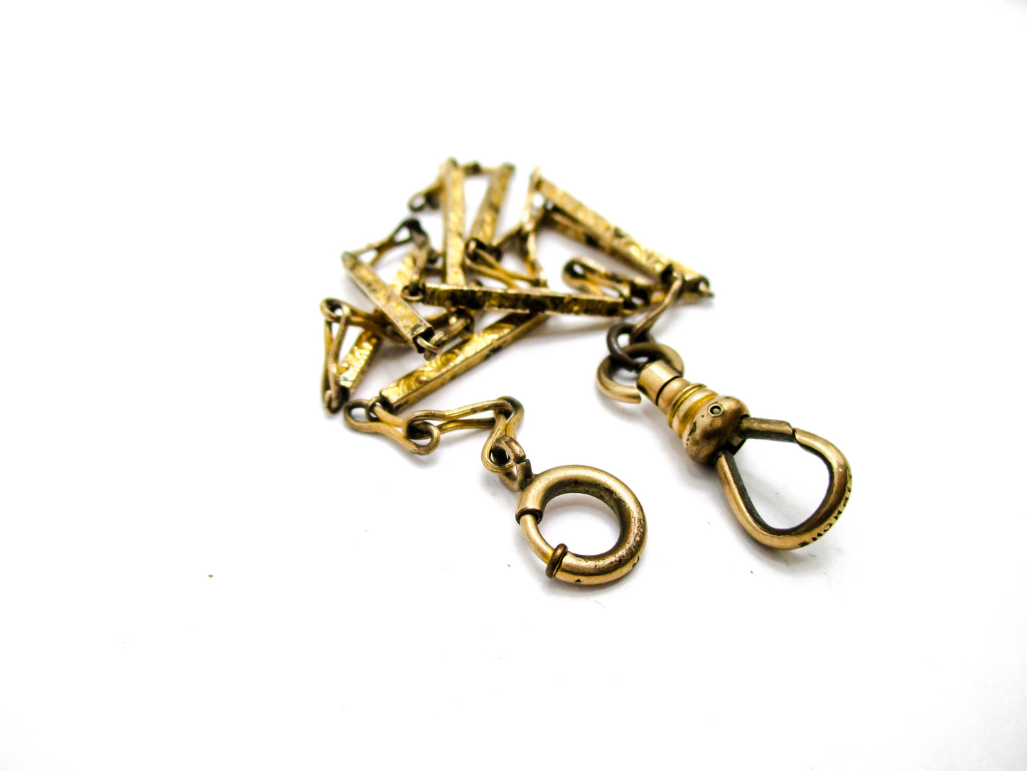 SIMMONS 20th Century Watch Chain - Fancy Bar Link 4.5g
