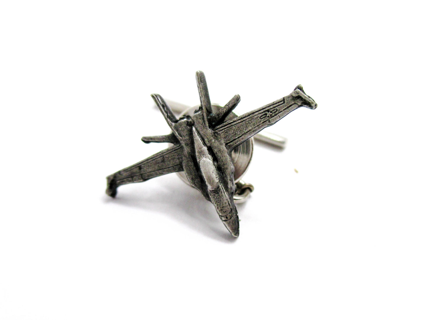 F/A 18 Hornet Tie or Lapel Pin - A Pewter Military Pin