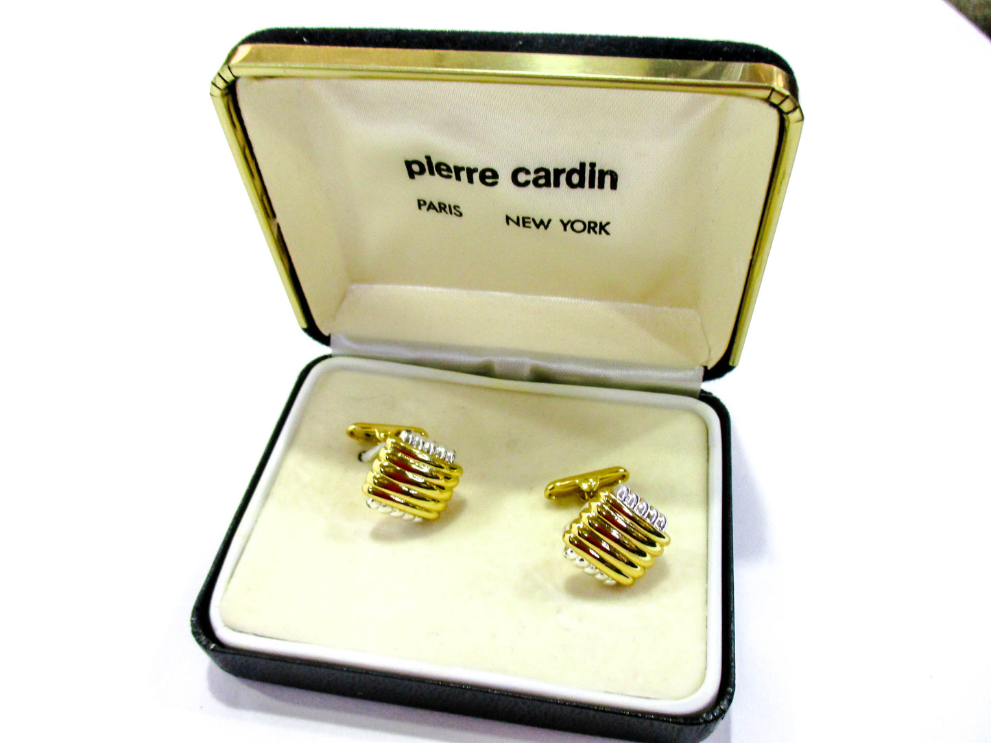 Pierre Cardin Gold and Silver Tone Cufflinks