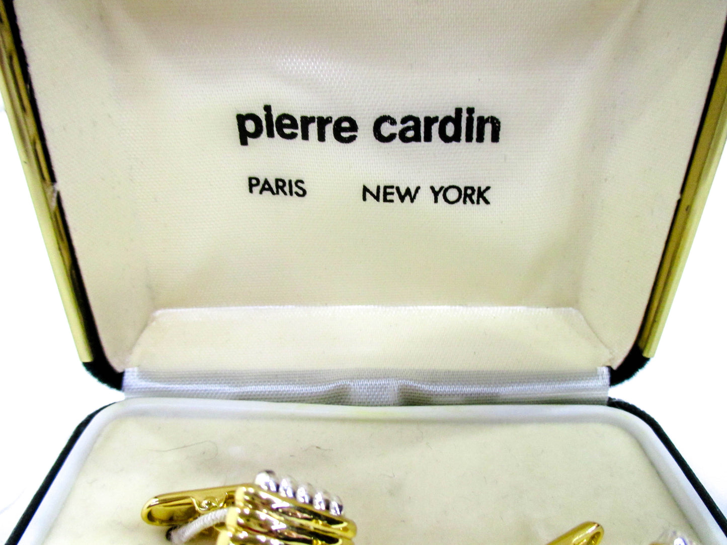 Pierre Cardin Gold and Silver Tone Cufflinks