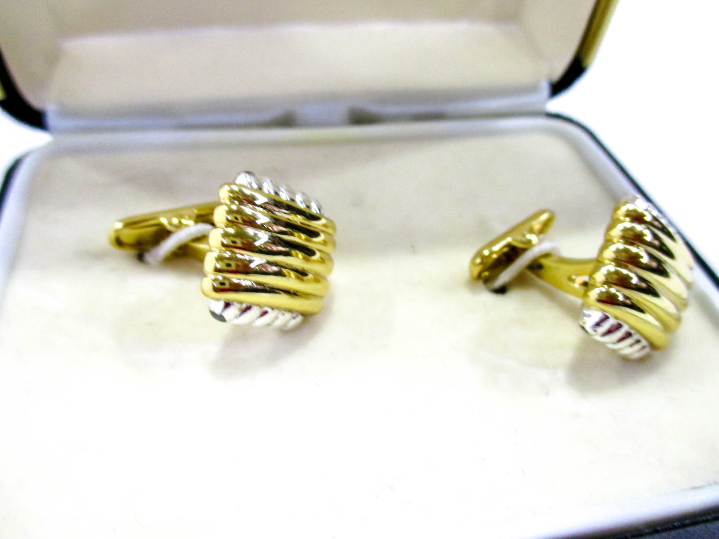 Pierre Cardin Gold and Silver Tone Cufflinks