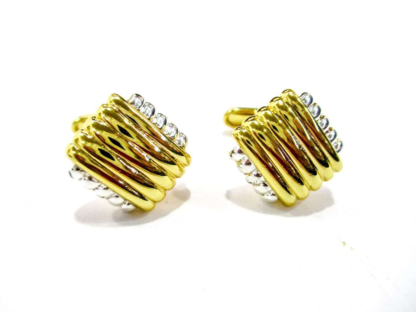 Pierre Cardin Gold and Silver Tone Cufflinks
