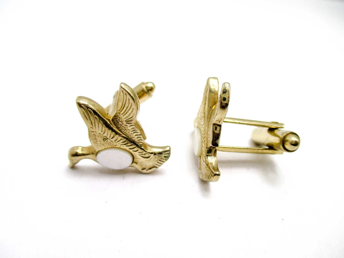 Vintage Duck Cufflinks - Mid 20th Century Hunter's Jewelry