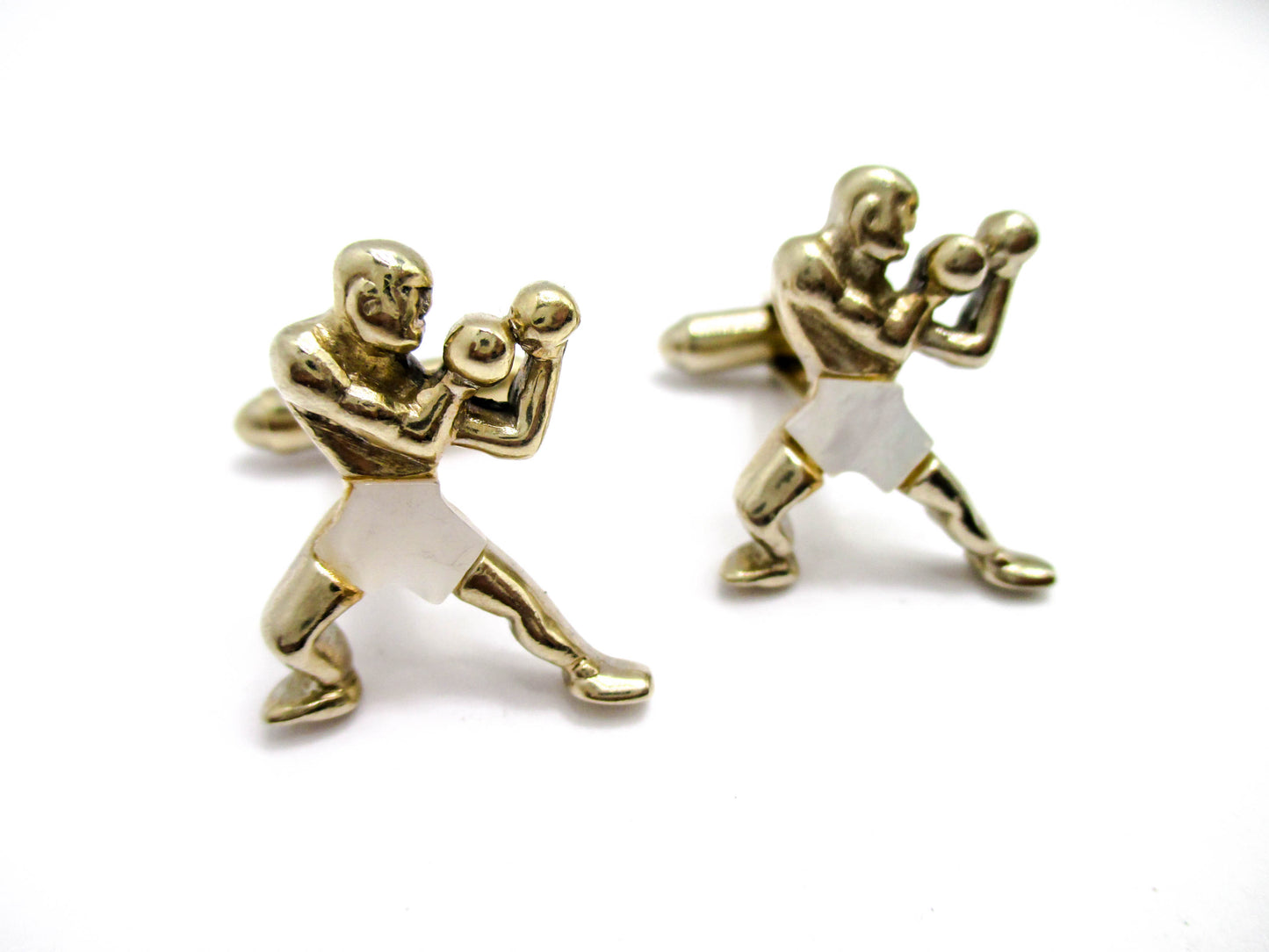 Rare Boxer Cufflinks - Vintage Formal Jewelry for Fighters