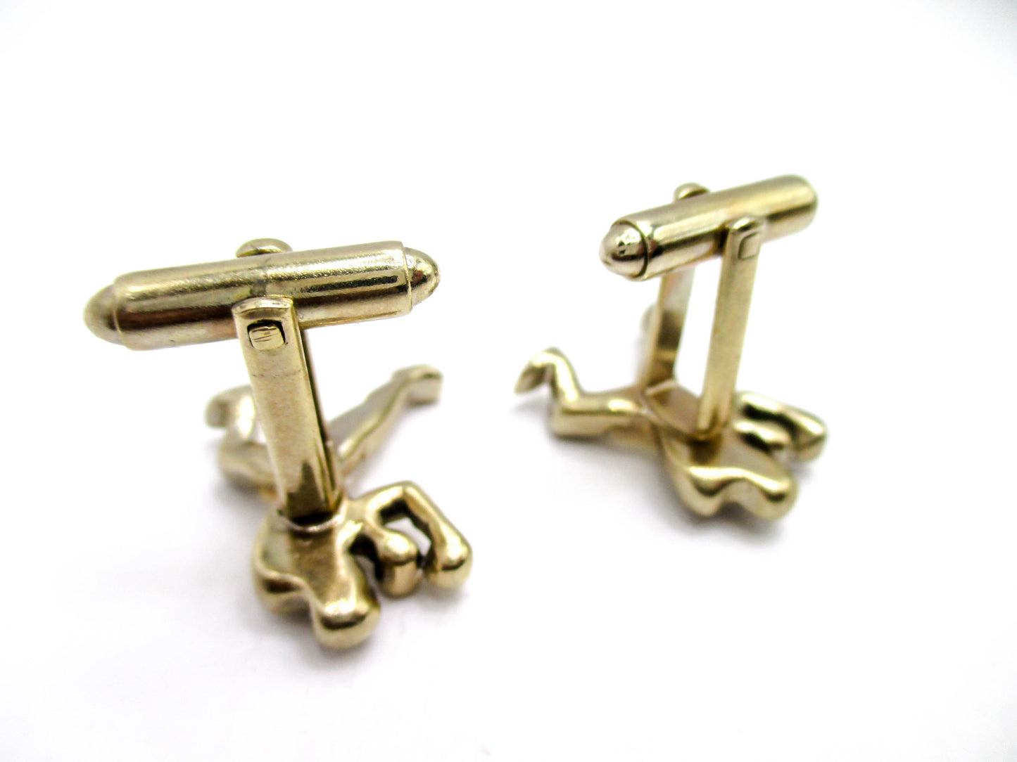 Rare Boxer Cufflinks - Vintage Formal Jewelry for Fighters