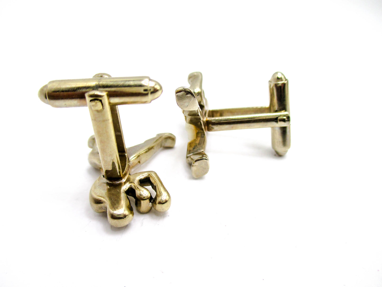 Rare Boxer Cufflinks - Vintage Formal Jewelry for Fighters
