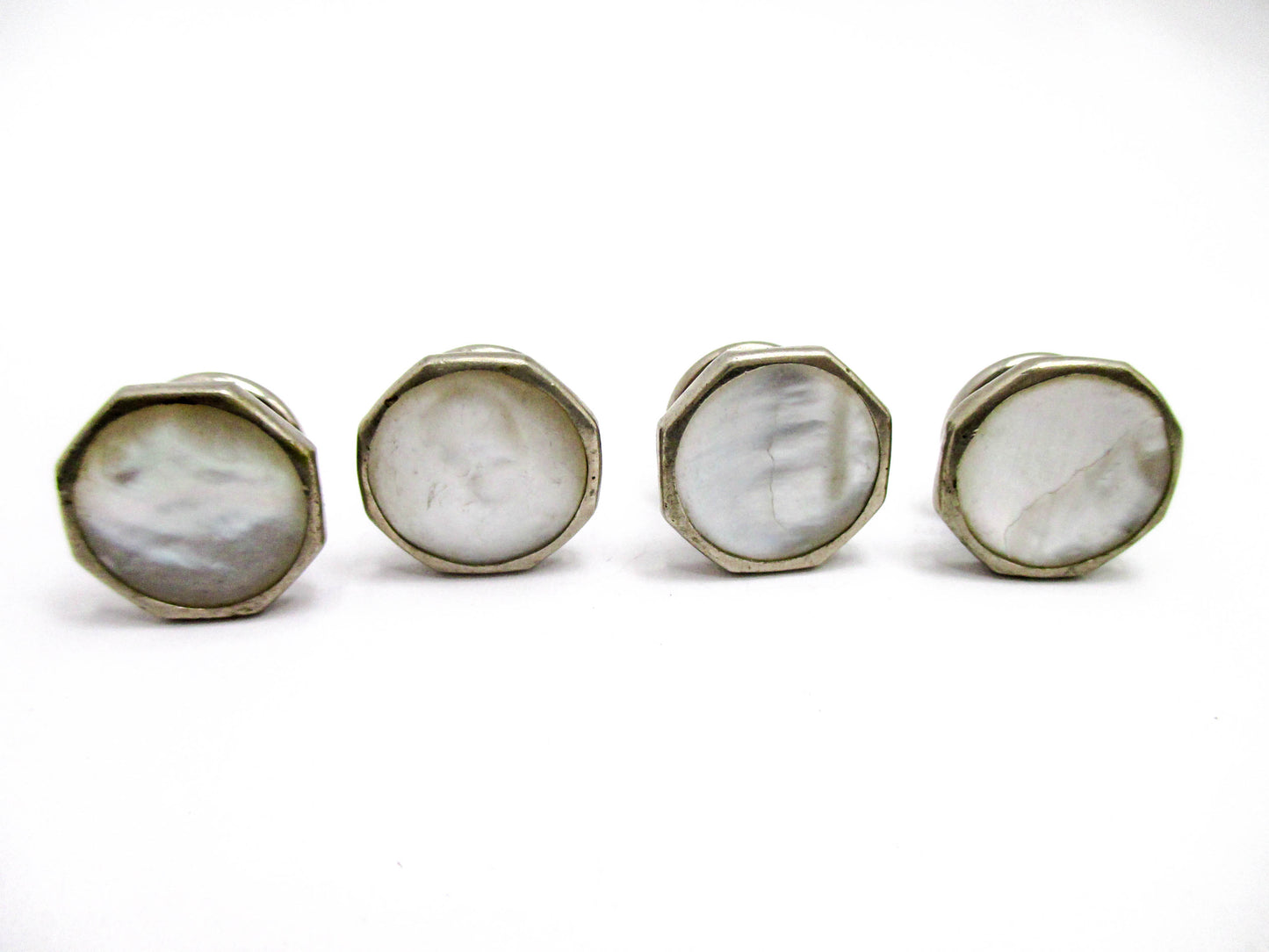 Mother of Pearl Snap Cufflinks - 1920s