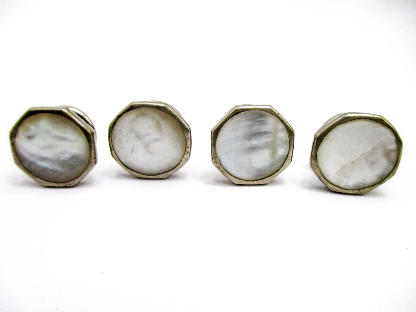 Mother of Pearl Snap Cufflinks - 1920s