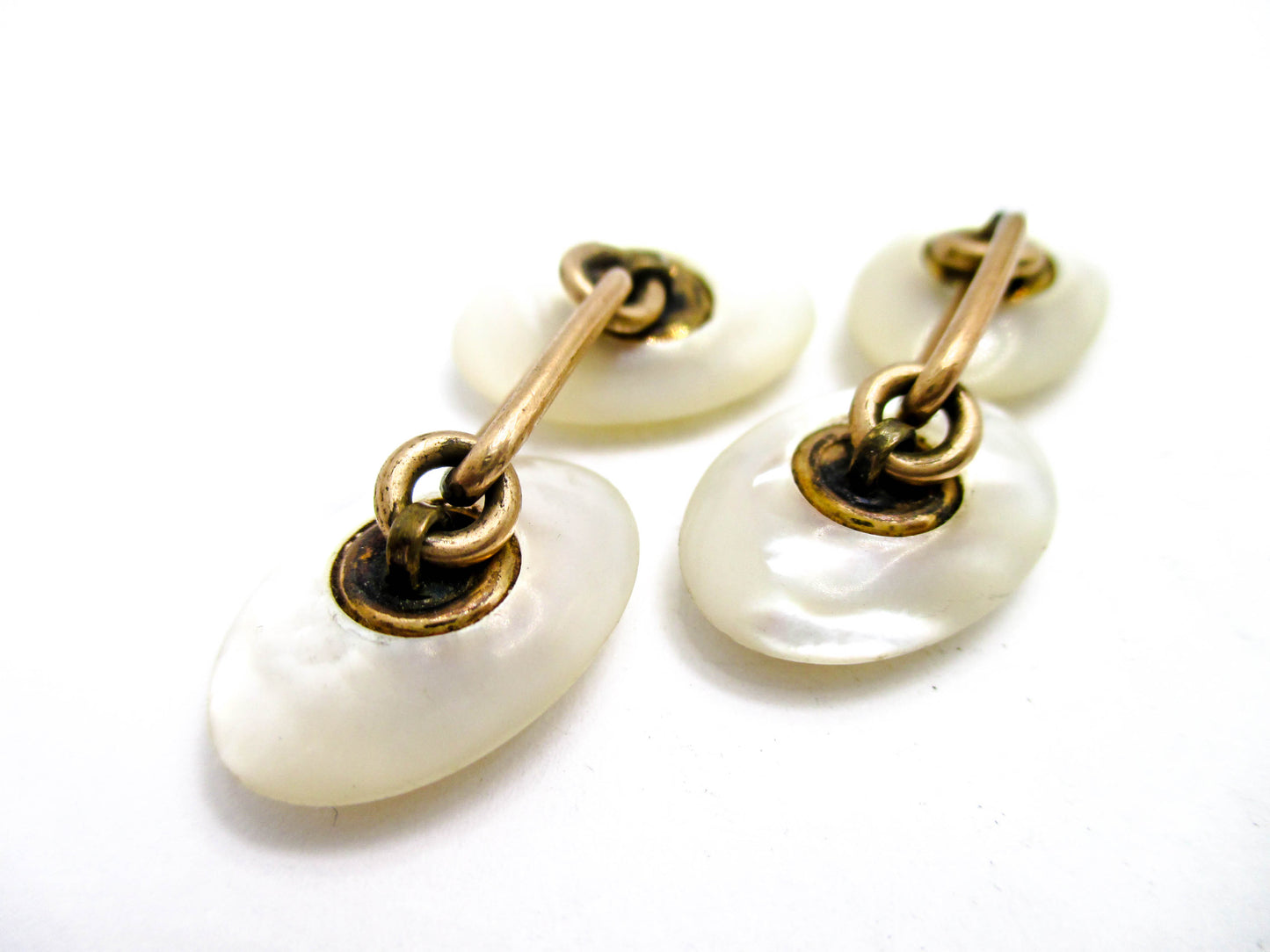 Turn of the Century Mother of Pearl Cufflinks
