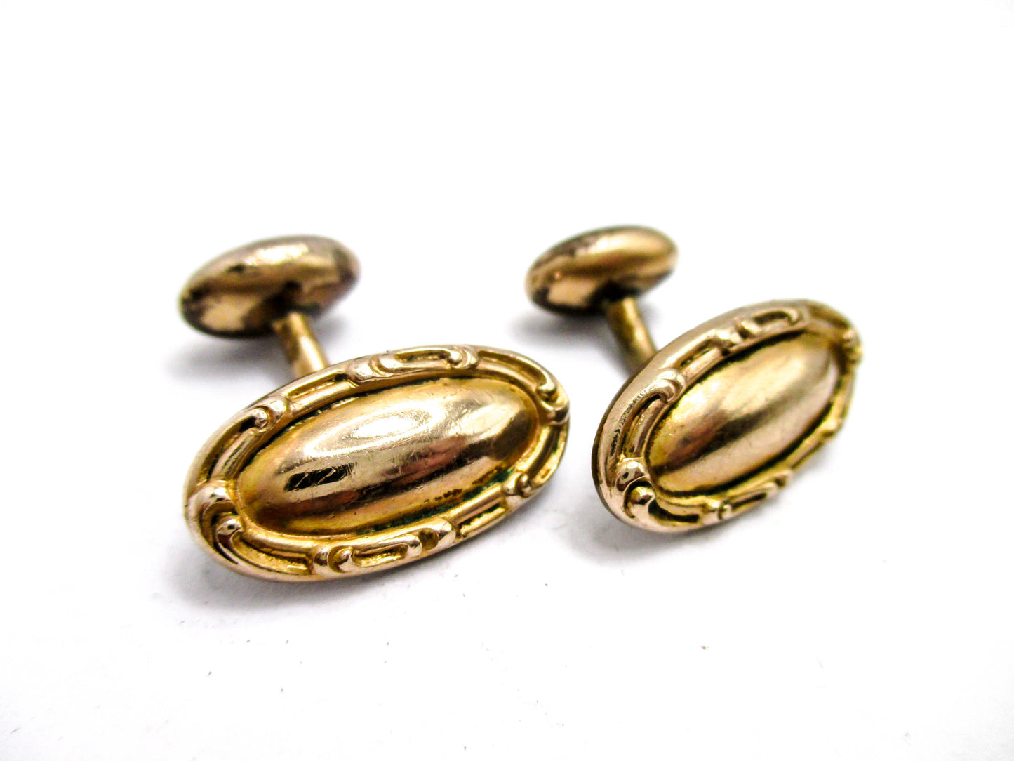 Edwardian Cufflinks Gold Filled Gorgeous