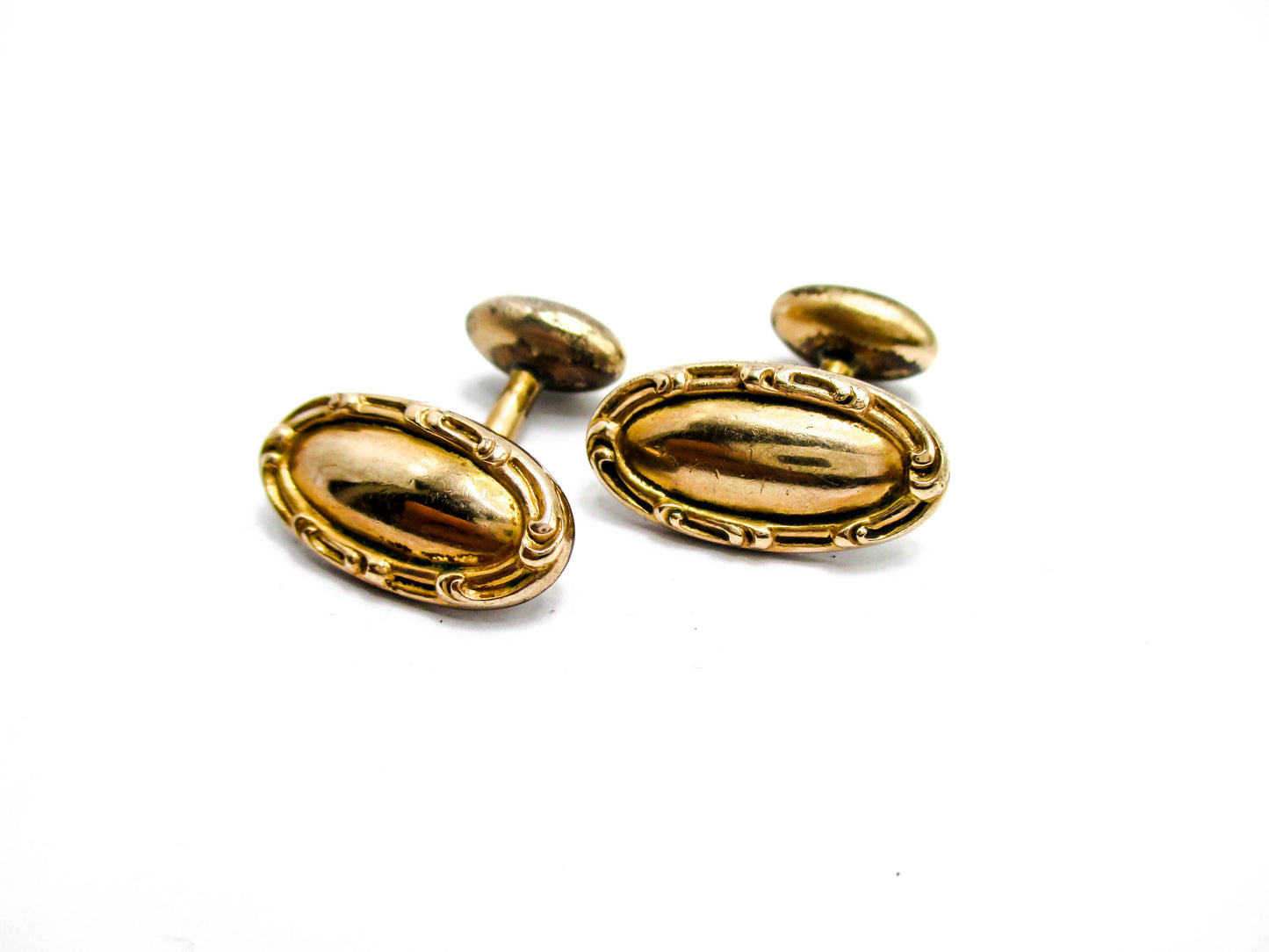 Edwardian Cufflinks Gold Filled Gorgeous
