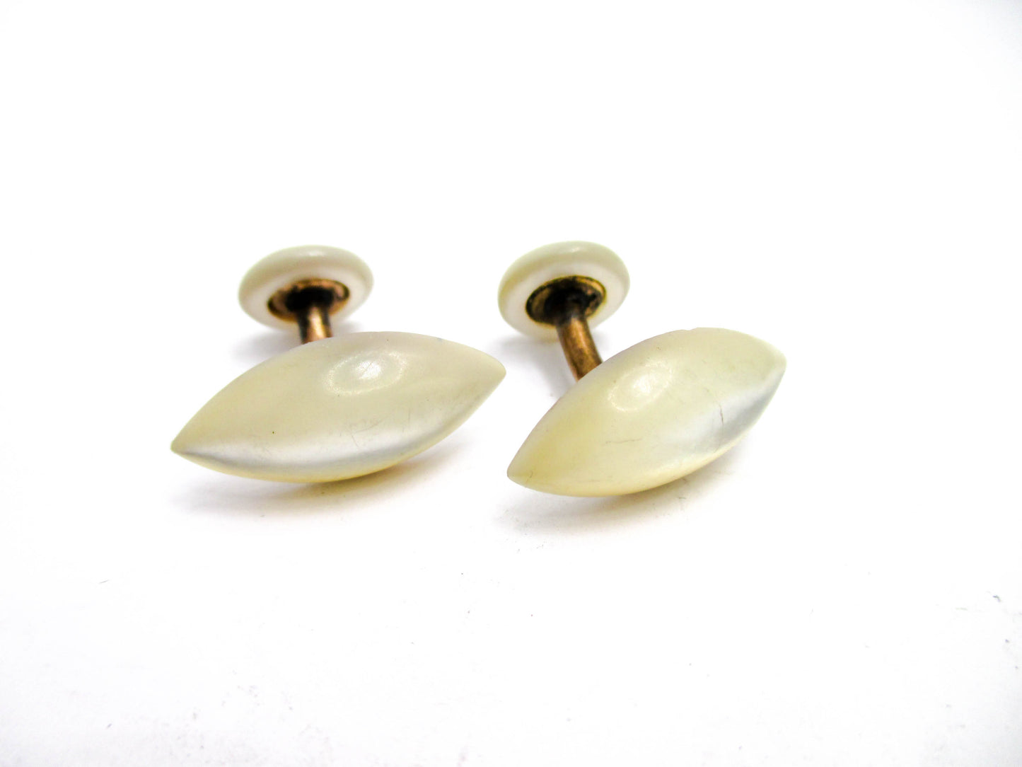 Antique Mother of Pearl Cufflinks - Early 20th Century